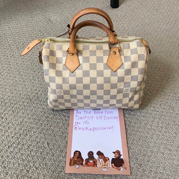 Louis Vuitton Speedy Damier Azur 25 - Picture 5 of 12